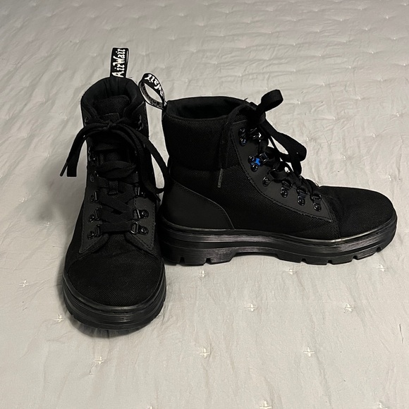 Dr. Martens Shoes - Dr. Martens Black Combat Boots